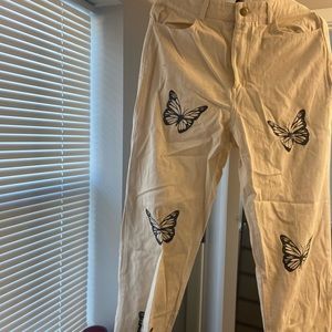 butterfly jeans